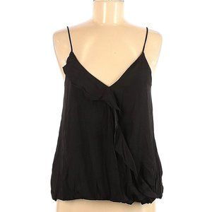 Banana Republic Monogram silk ruffled camisole